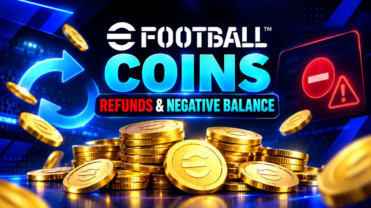 Negatives eFootball-Coin-Guthaben nach App-Store-Erstattung: Das bedeuten die Einschränkungen