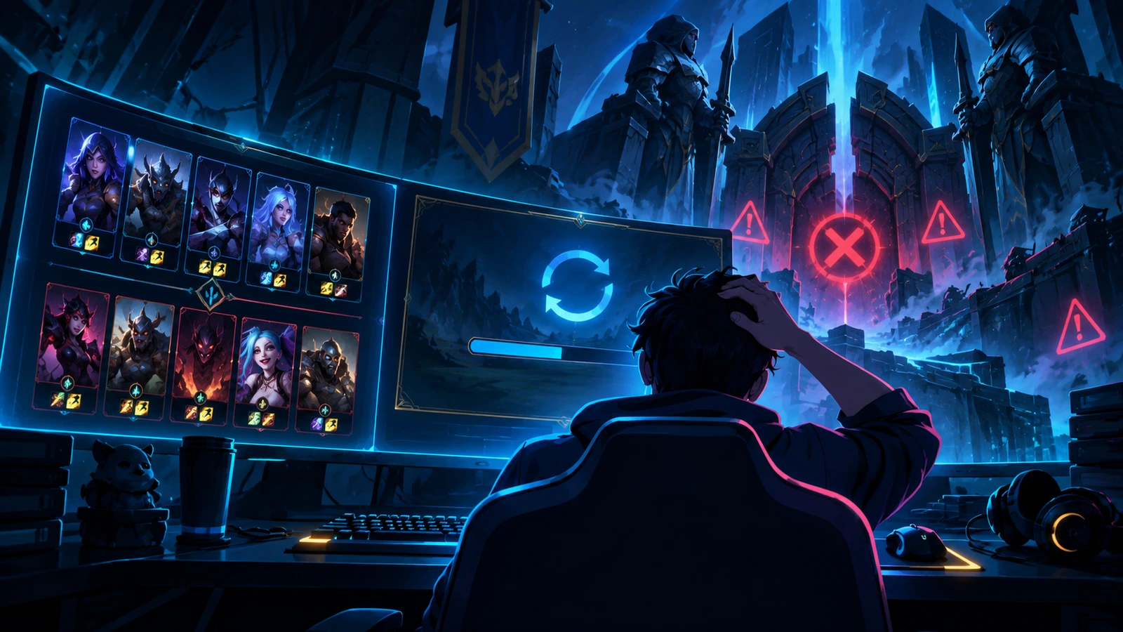 League of Legends 챔피언 선택 후 Reconnect 반복: 게임 실행 오류 해결