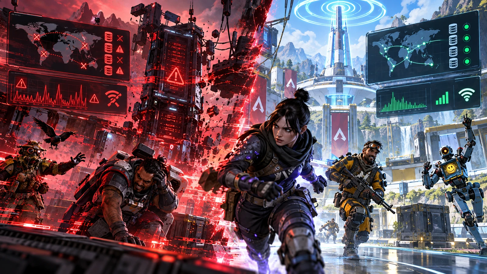 Apex Legends code:net, code:leaf and code:wheel: Server and Packet Loss Fix