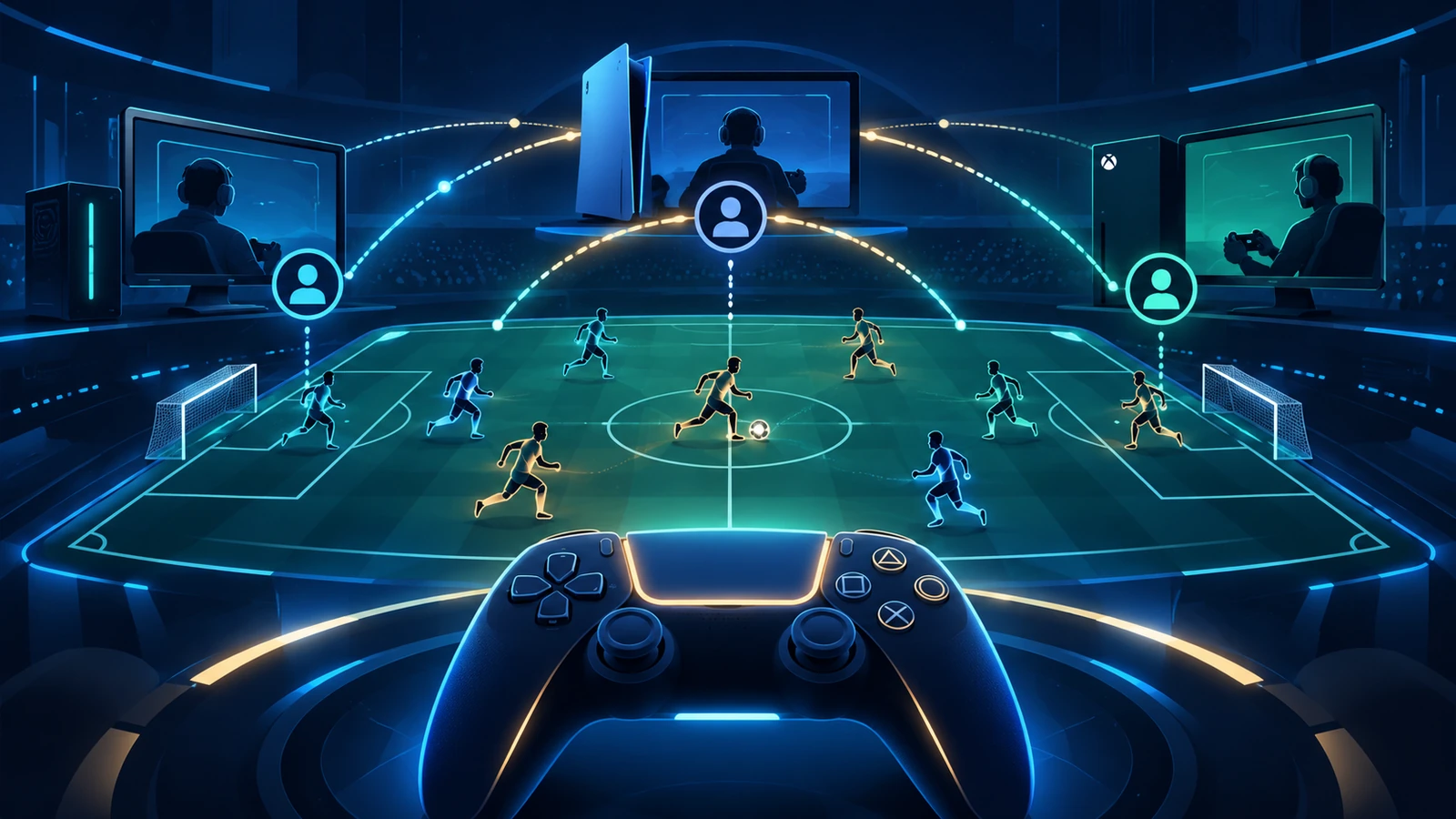 FC 27 Cross-Play 안내: PS5·PS4·PC·Xbox, EA Connect 친구와 Nintendo 진행 이전